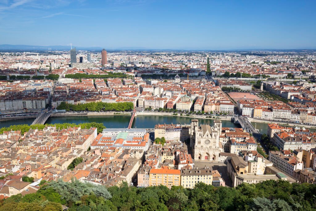 Horizontal view of Lyon